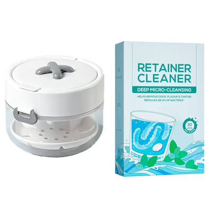 Premium Retainer & Denture Cleaning Case Box Set