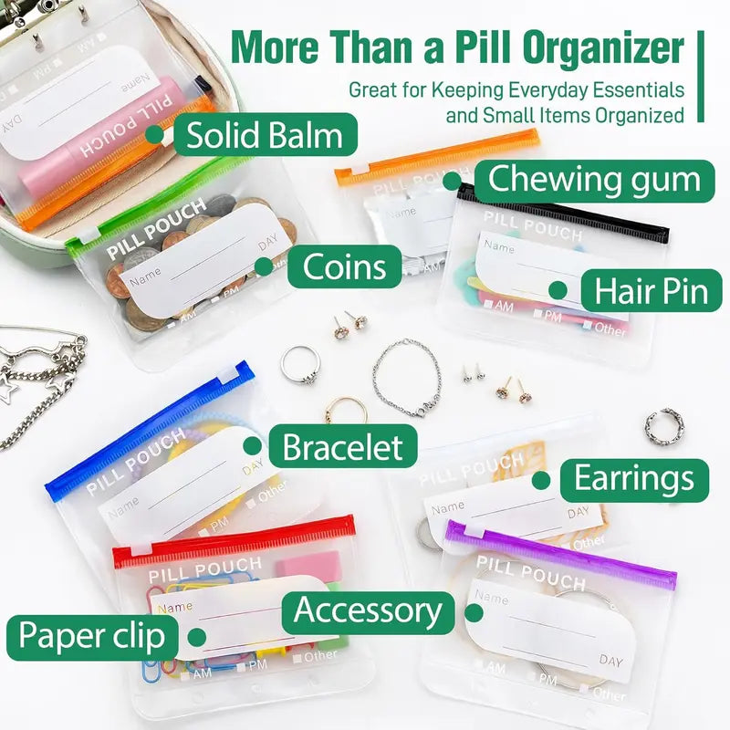 A8 Weekly Waterproof Pill & VitaminTravel Organizer
