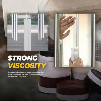 16.4Ft Adhesive Door & Window Draft Stopper Weather Stripping