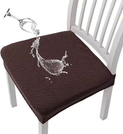✨Premium Waterproof Jacquard Chair Seat Cover-Durable Stretch Fit & Easy-Clean Protection