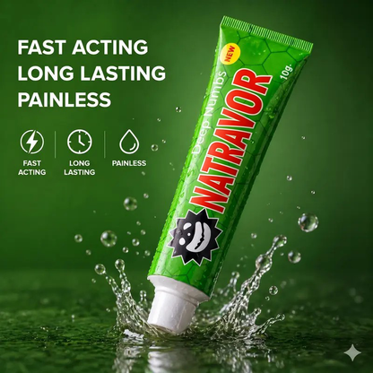 Green 80% Max Strength NATRAVOR Numbing Cream – Pain-Free Long Session Formula for Tattoos, Piercings & Laser (10g / 1 Pack)