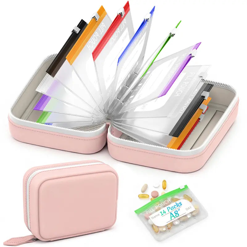 A8 Weekly Waterproof Pill & VitaminTravel Organizer