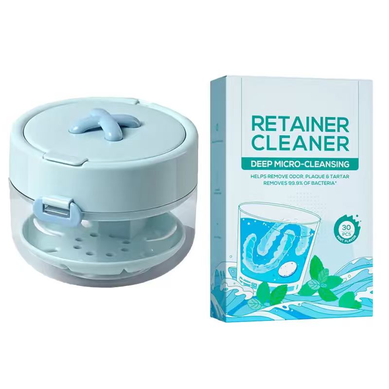 Premium Retainer & Denture Cleaning Case Box Set