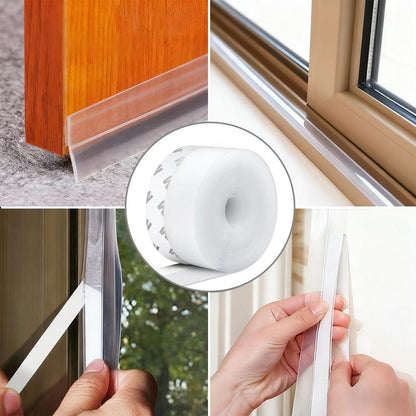 16.4Ft Adhesive Door & Window Draft Stopper Weather Stripping