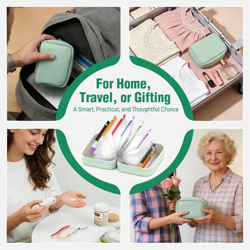 A8 Weekly Waterproof Pill & VitaminTravel Organizer