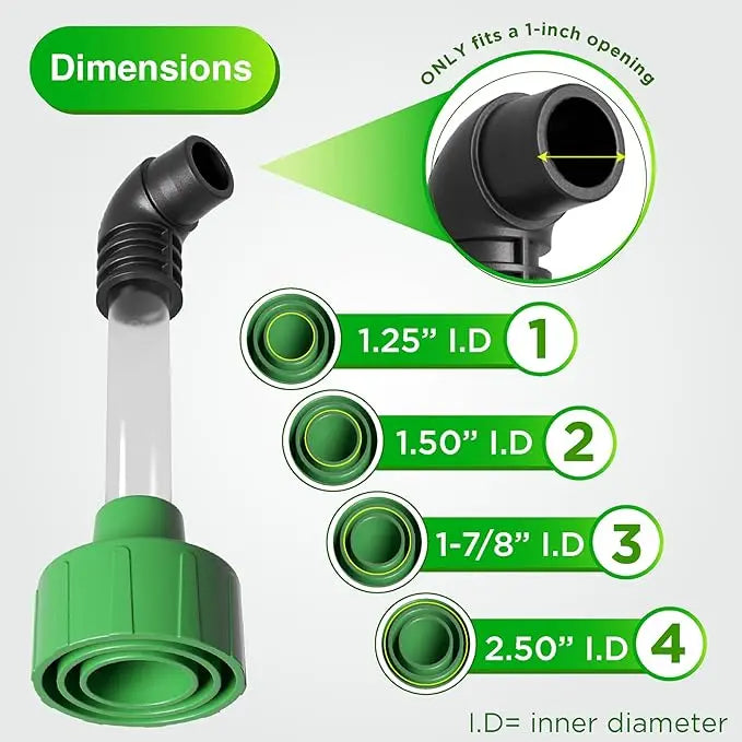 NATRAVOR™ HVAC & AC Drain Line Cleaner Tool – Universal Wet Vac Adapter for 1" Lines (Prevents Clogs & Water Damage)