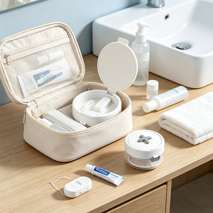 Premium Retainer & Denture Cleaning Case Box Set