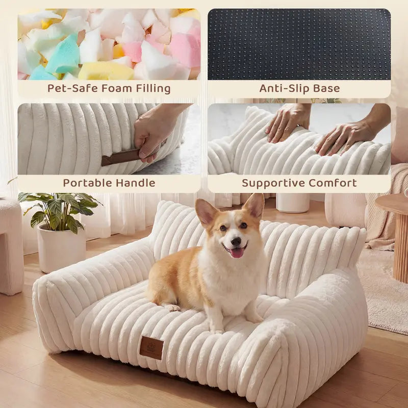 Fluffy Fleece Cloud Pet Sofa Bedffy Fleece Cloud Pet Sofa Bed