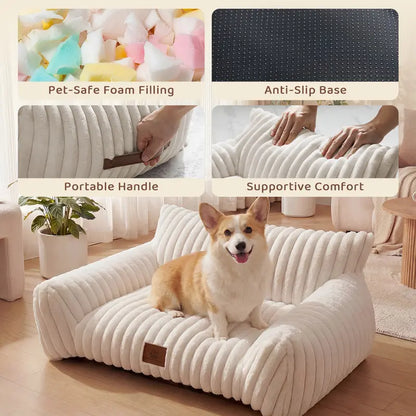 Fluffy Fleece Cloud Pet Sofa Bedffy Fleece Cloud Pet Sofa Bed