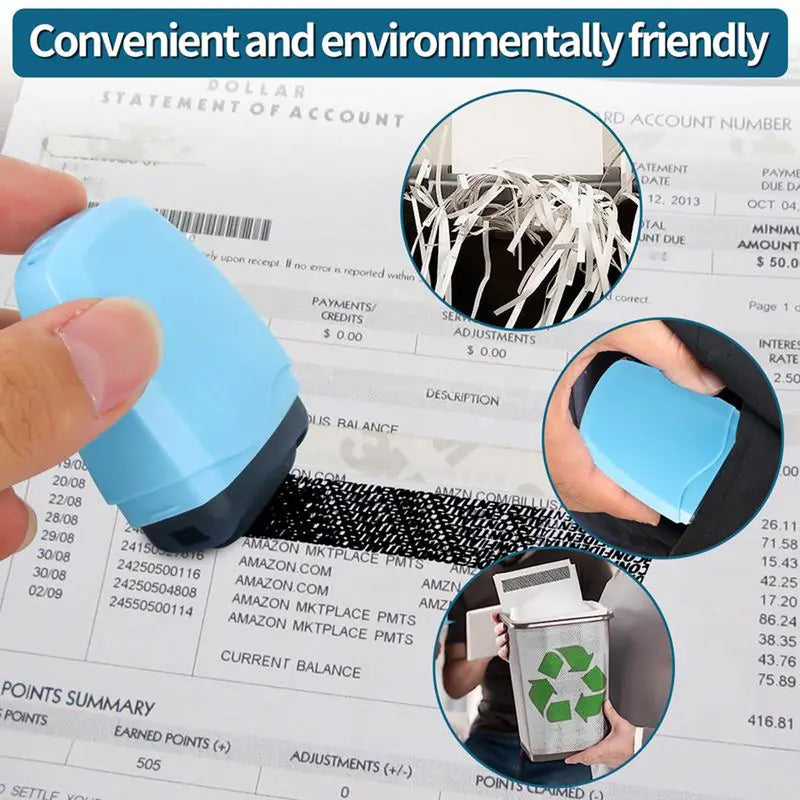 NATRAVOR™ Wide Identity Theft Protection Roller Stamp – Confidential Address Blocker & Privacy Security Stamp for Bills, Mail & Shipping Labels (1 Count)