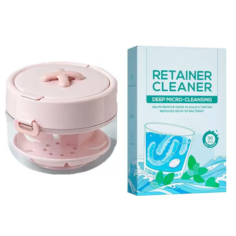 Premium Retainer & Denture Cleaning Case Box Set
